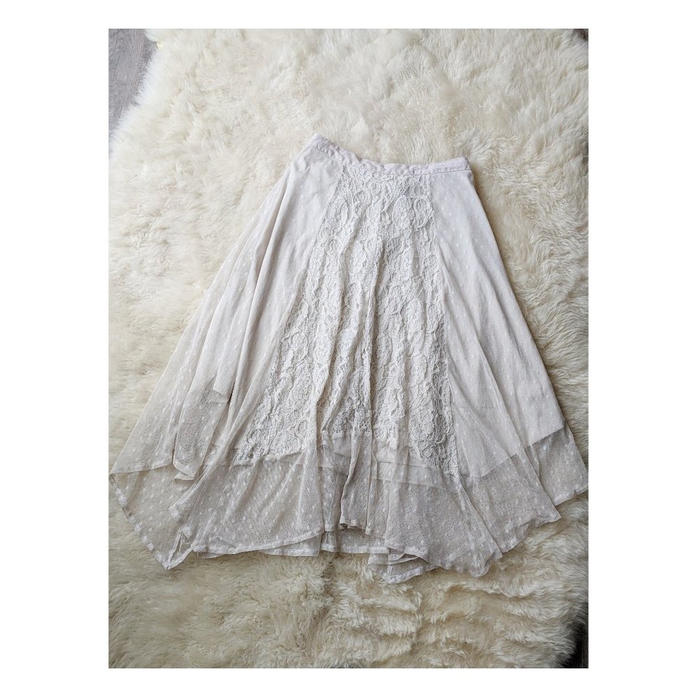 White Lace Skirt